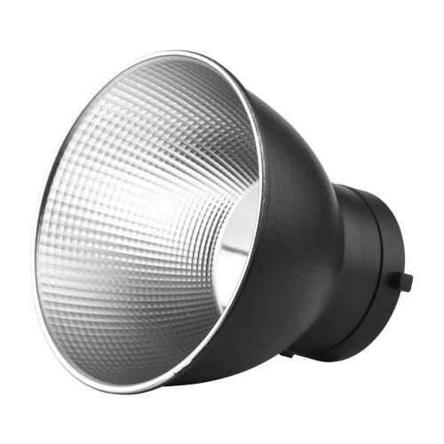 7 Inch Studio Strobe Light Reflector with Silver Interior Compatible with Bowens Mount for Soft Uniform Lighting