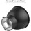 7 Inch Studio Strobe Light Reflector with Silver Interior Compatible with Bowens Mount for Soft Uniform Lighting 3