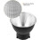 7 Inch Studio Strobe Light Reflector with Silver Interior Compatible with Bowens Mount for Soft Uniform Lighting 2