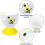 Ceramic Egg Cup with 3D Bee Design, Durable Farmhouse Breakfast Holder, Yellow Table Accent 4