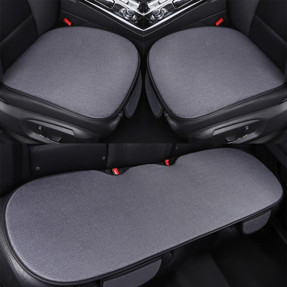 Seat Cushion For Jeep Grand Cherokee 4Xe 20222023, Breathable Nonslip Cotton Linen Car Seat Covers For 5 Seats 9070919747502