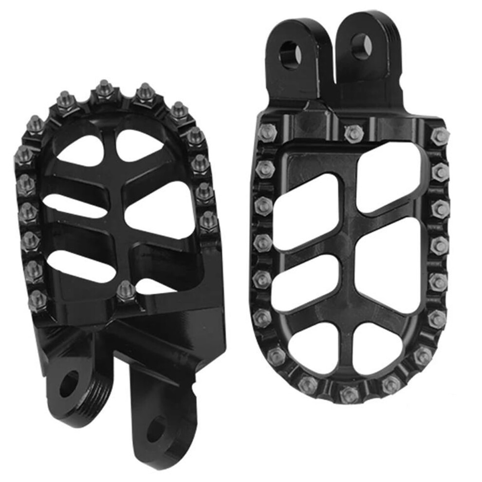 Aluminum Antislip Motorcycle Foot Pegs For Honda Xrv Africa Twin 650 750 Black 9053599021209