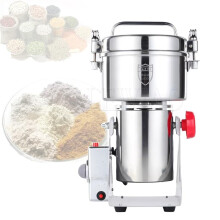 Electric Coffee Grinder 1500G Power Stainless Steel Grain Mill for Beans Nuts Spices Herbs