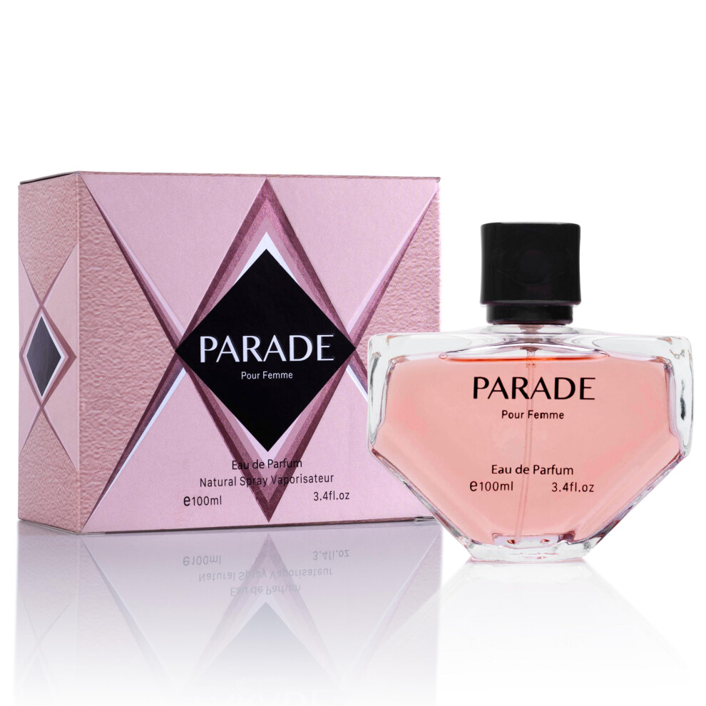 Women's Amber Floral Eau de Parfum â LongLasting Vegan Fragrance with Vanilla and Musk â 100ml