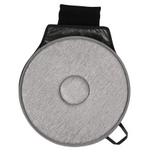 Swivel Car Seat Cushion 360 Rotation Ergonomic AntiSlip Pad for Elderly Easy Mobility Grey 52x40cm