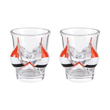 2pcs Novelty Shot Glass Set 53ml 3D Bikini Lady Design Transparent Whiskey and Cocktail Cups