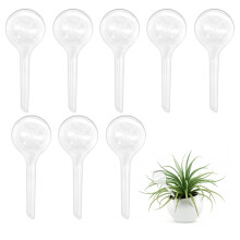 8 Pcs Clear Plant Watering Globes Automatic Self Watering Bulbs for Indoor Outdoor Potted Plants