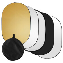 60x90cm Gold Silver Photography Reflector 2in1 Folding Light Reflector with Carry Bag