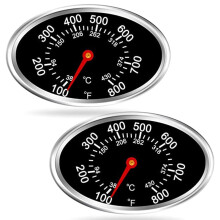 2Pcs Grill Thermometer BBQ Temperature Gauge for Nexgrill 7200830H and Grill Master 7200697/0737