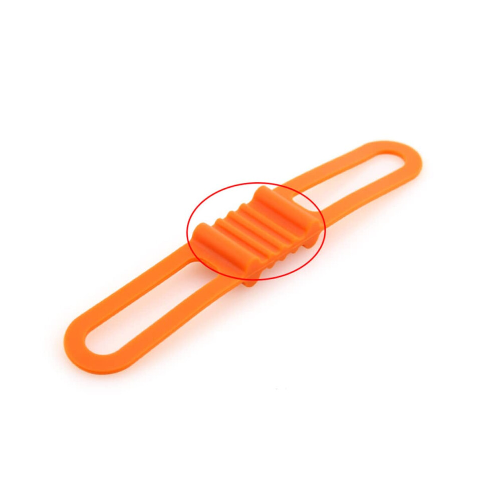 8Pcs Bike Handlebar Mount Straps Silicone Nonslip Bicycle Holder For Phone Flashlight Tools 9070919749339