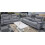 Parada 3 + 2 OTE Fabric Grey Electric Recliner Set 2
