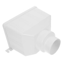 Rainwater Collection System with Rain Gutter Downspout Diverter for Leak Outdoor Barrel Setup
