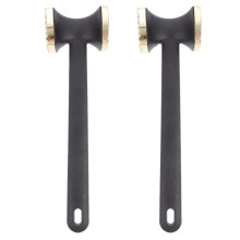 2pcs HeavyDuty Meat Tenderizer Mallet with NonSlip Grip for Steak, Beef, Chicken, and Pork