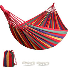 Camping Hammock 550lb Capacity SkinFriendly Comfort Red Outdoor Portable Design