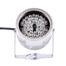IR Illuminator 48 LED Infrared Night Vision Light for CCTV Camera, Weatherproof, Smart Sensor