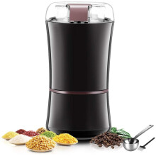 Electric Coffee Bean and Spice Grinder with Stainless Steel Blade Speed OneTouch Black