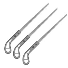 Hand Saw Set with Rugged 9Inch Blade, Folding Design for Camping, Hiking and Gardening (3pcs)