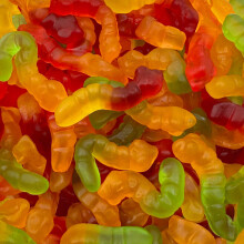 Gummy Worms 2Pound Bag Bulk Candy Assorted Fruit Flavors Colorful Chewy Treats for Parties