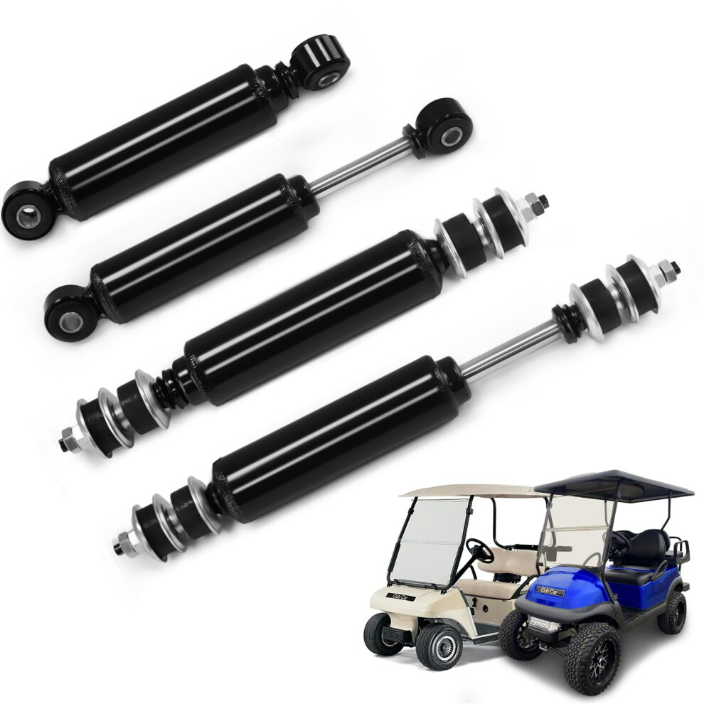 Upgraded Golf Cart Shock Absorbers Kit 4Pcs For Club Car Ds Precedent Tempo Front And Rear Replacement 9113335562837