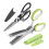 Kitchen Shears Set HeavyDuty Stainless Steel with Protective Sheath and Soft Grip, 2 Pack 1