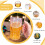 450ml Shatterproof Plastic Beer Mug with Wide Handle, Funny Double Layer Stein for Parties 3