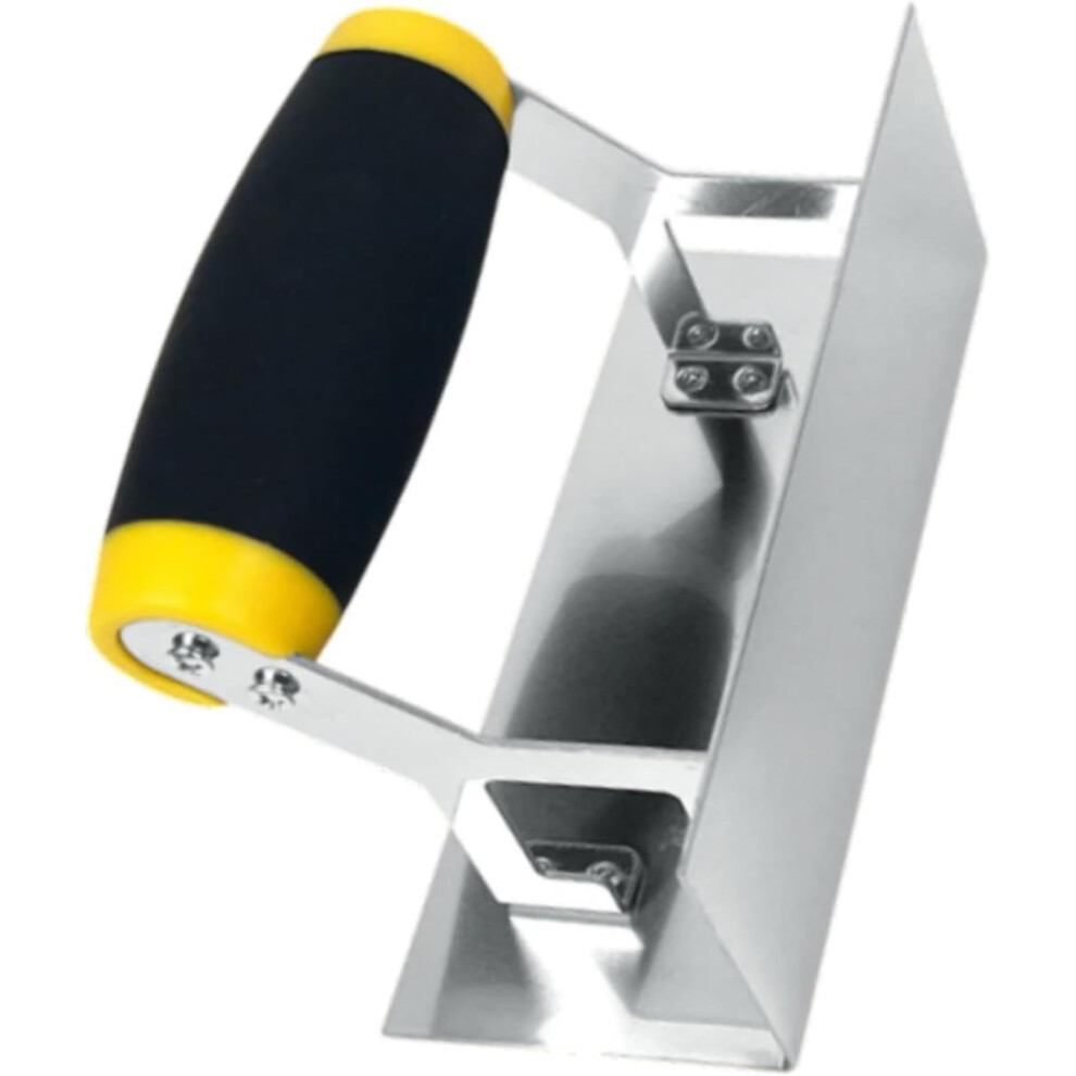 Stainless Steel Drywall Corner Trowel For Precision Inside Corner Finishing With Ergonomic Grip 9053599024507