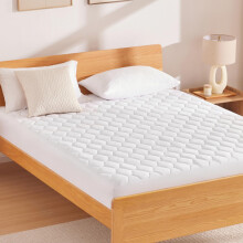 King Size Cooling Mattress Topper with Breathable Pillow , Machine Washable Deep Pocket Protector