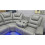Oxford Electric Corner Recliner Sofa  Black/ Grey 7