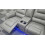 Oxford Electric Corner Recliner Sofa  Black/ Grey 8