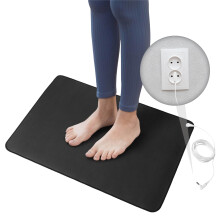 Grounding Mat for Sleep and Wellness with Conductive Carbon Fiber and Extra Long Cord 24'x16'