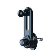 Car Phone Mount with 17mm Ball Joint, Adjustable Extension Arm, 360 Rotation, Universal Vent Clip