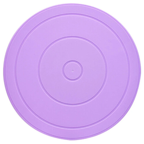 Cake Turntable with 360 Smooth Rotation for Decorating and Displaying, Purple 2pcs Set