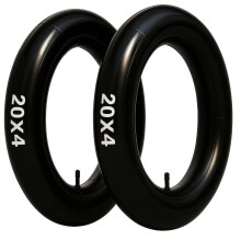 20x4 Fat Bike Inner Tube Schrader Valve Heavy Duty Puncture Resistant for EBike Fat Tire