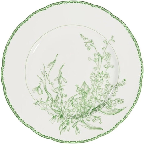 Ceramic Dinner Plates Microwave and Dishwasher Safe Temperature Resistant Dinnerware Set