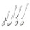 Stainless Steel S Shaped Hanging Coffee Tea Spoon Set, Curved Handle, Versatile Kitchen Tool 1