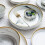 Ceramic Dinnerware Set for 8 Person with Grey Marble Design, Durable HeatResistant Serving Plates 4