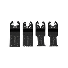 4pc Universal Fit Oscillating Tool Blades Set for Wood Metal PVC Drywall Quick Release Ref: 1381
