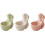 Ceramic Egg Cup for Soft Boiled Eggs with Easter Bunny Design, Pink Porcelain Stand for Breakfast 2