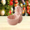 Ceramic Egg Cup for Soft Boiled Eggs with Easter Bunny Design, Pink Porcelain Stand for Breakfast 5
