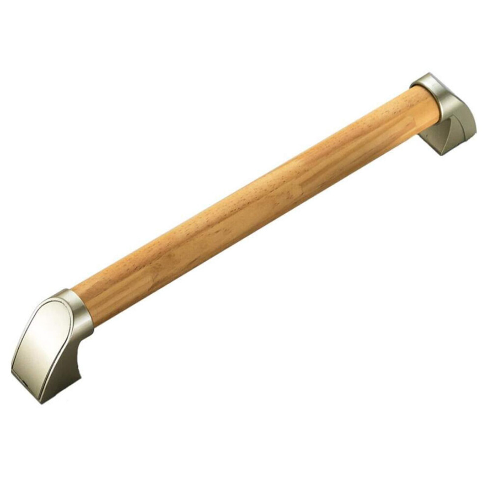 Wooden Shower Grab Bar 500 lbs Capacity NonSlip Bathroom Safety Handrail Waterproof for Elderly