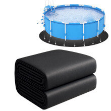 10 FT Round Above Ground Pool Liner Pad – Heavy Duty Floor Protector for Liner Damage Protection