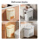 Kitchen Compost Bin with Lid, DoorMounted Under Sink Trash Can, SpaceSaving Cabinet Waste Container 3