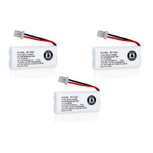 Cordless Phone Battery BT1021 2.4V 300mAh NiMH Rechargeable Pack for Uniden Handsets 3Pack