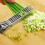 Kitchen Scissors with 5 Layer Sharp Stainless Steel Blades and Ergonomic Green Handle for Herbs 4
