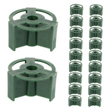 20pcs Cemetery Vase Inserts Durable Grave Flower Holders with Stable Base for Memorial Decorations