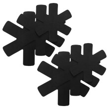 6 Pcs Felt Pan Protectors Non Slip Pot Dividers Scratch Prevention Stackable Cookware Pads