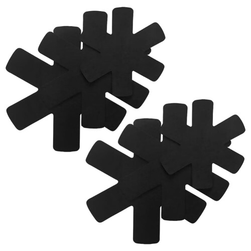 6 Pcs Felt Pan Protectors Non Slip Pot Dividers Scratch Prevention Stackable Cookware Pads