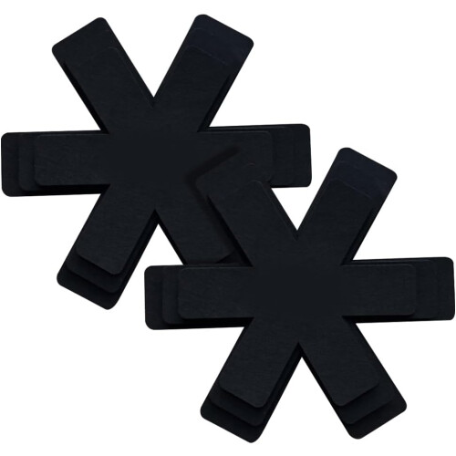 6 Pcs Felt Pan Protectors Non Slip Pot Dividers Scratch Prevention Stackable Cookware Pads 1