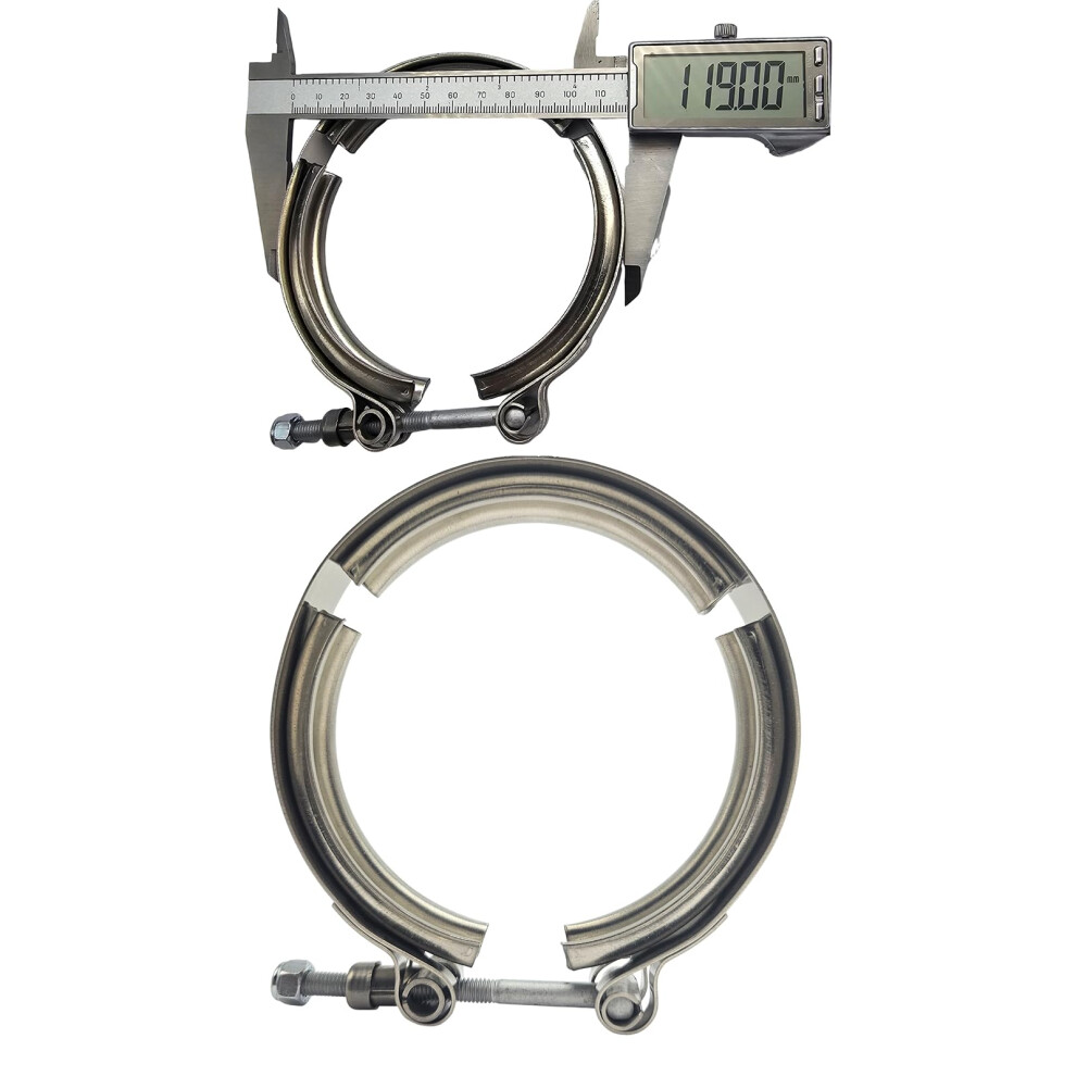 Turbo Vclamp For Cummins Qsl9 M11 Isx Isle Isc Isl Qsx15 Hx60 S400 Secure Temp Fit 9053599027522