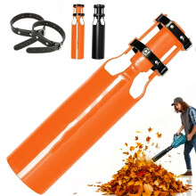 Universal Leaf Blower Attachment with Venturi Effect Airflow Amplifier for 2–4 Inch Nozzles, Orange